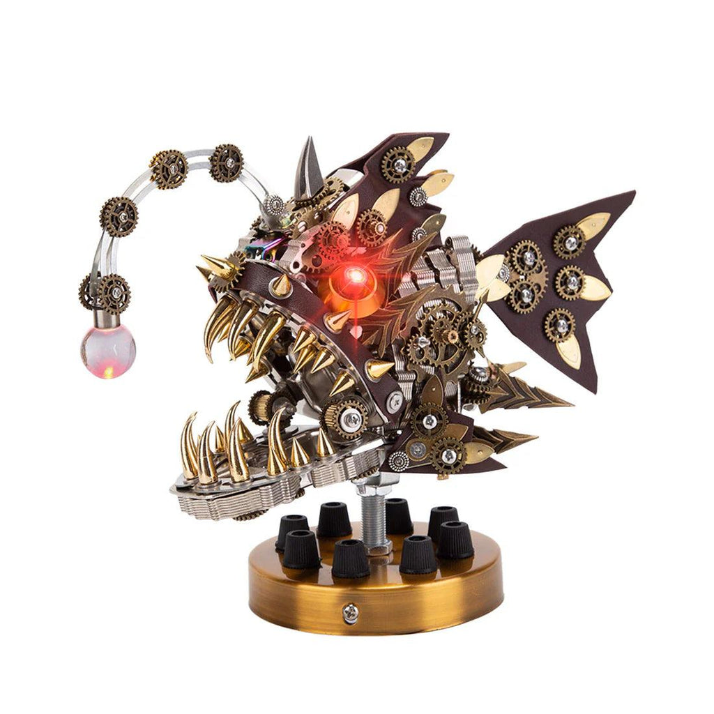 DIY 3D Mechanical Anglefish Metal Model - 3d metal puzzle by Extoril