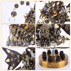 DIY 3D Mechanical Anglefish Metal Model - 3d metal puzzle by Extoril