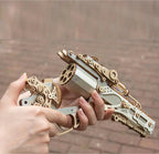 Steampunk Revolver 3D Wooden Puzzle - 3D Wooden Puzzle by Extoril