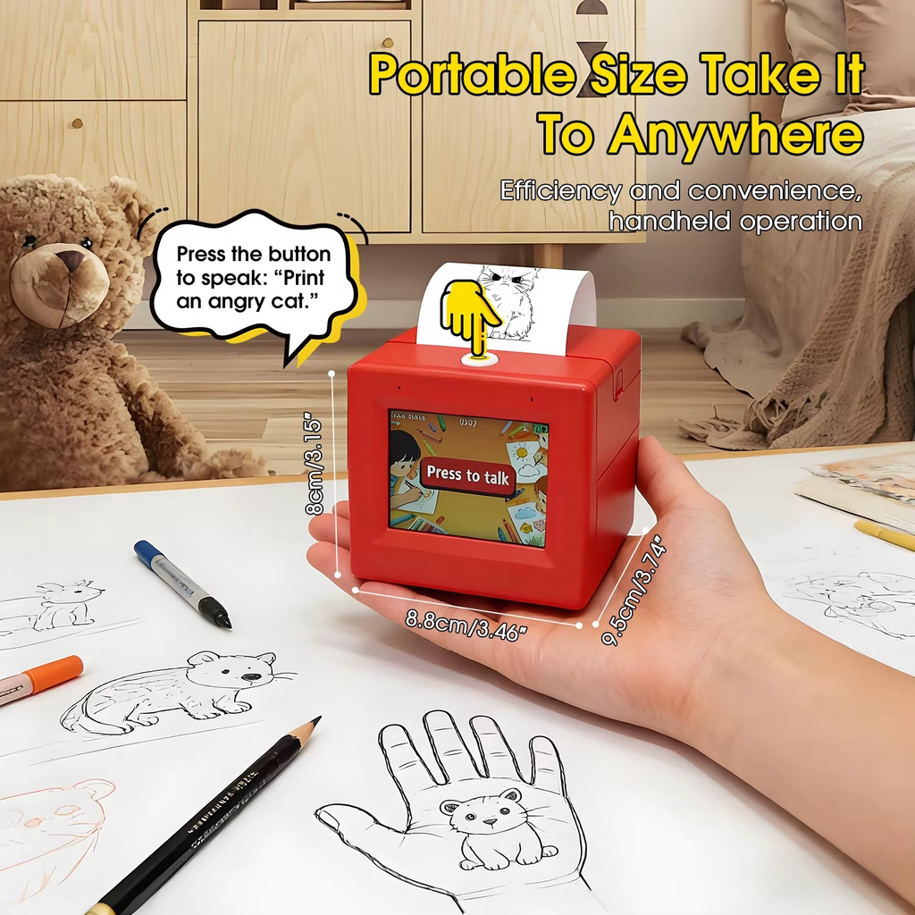 Sticker Box AI Voice Kids Printer - Gadget by Extoril