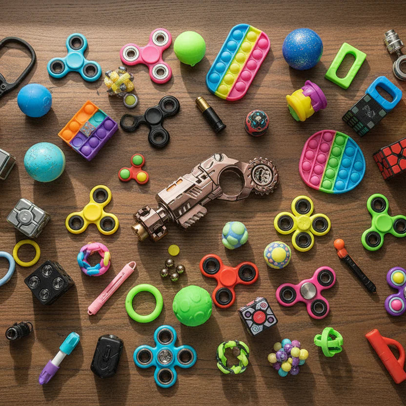 Metal Fidget Spinner Gadget - Gadget by Extoril