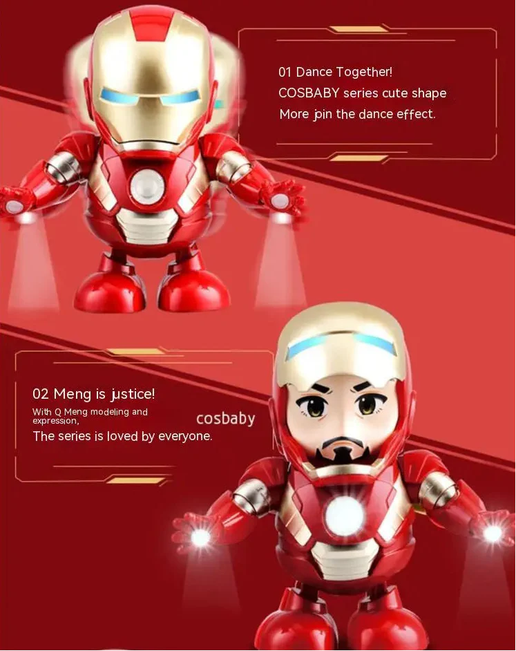 Dance Hero LED Robot Figure - Figurine by Extoril