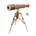 Stargazer's Vintage Monocular Telescope - 3D Wooden Puzzle by Extoril