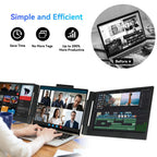 14" Triple Screen Laptop Monitor Extender FHD - Gadget by Extoril