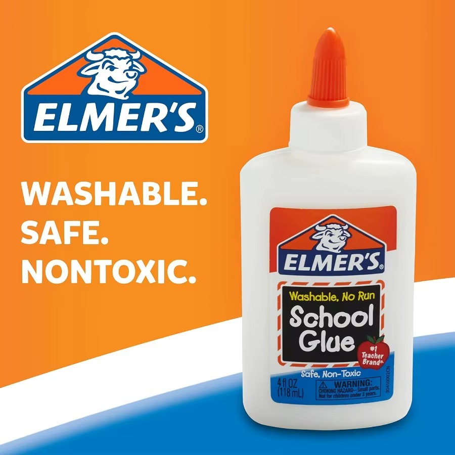 Original Elmer's Glue Washable Liquid School Glue Slime Glue Glue-All White Glue Great for Making Slime - home decor by Extoril