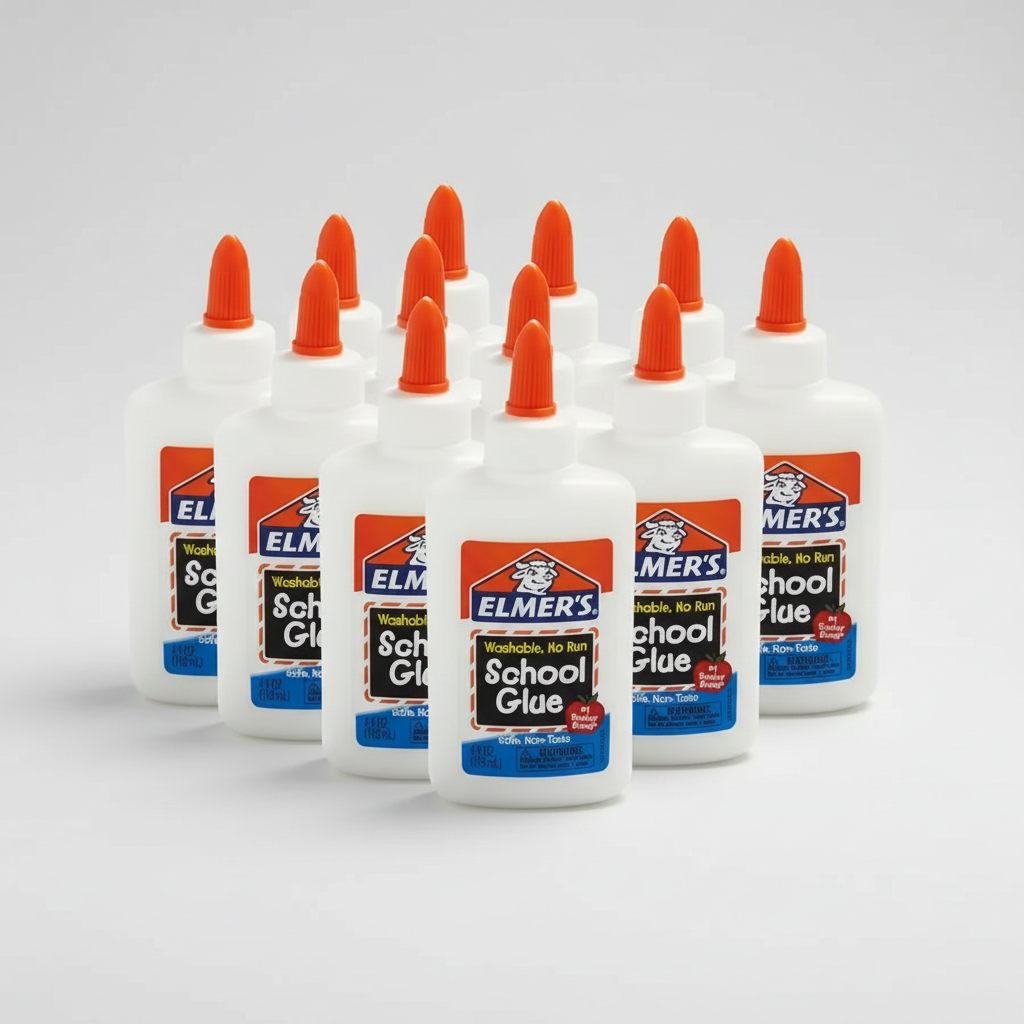 Original Elmer's Glue Washable Liquid School Glue Slime Glue Glue-All White Glue Great for Making Slime - home decor by Extoril