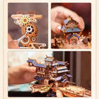 Wind Voyager 3D Wooden Mechanical Airship Puzzle - 3D Wooden Puzzle by Extoril