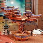 Wind Voyager 3D Wooden Mechanical Airship Puzzle - 3D Wooden Puzzle by Extoril