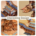 Wind Voyager 3D Wooden Mechanical Airship Puzzle - 3D Wooden Puzzle by Extoril