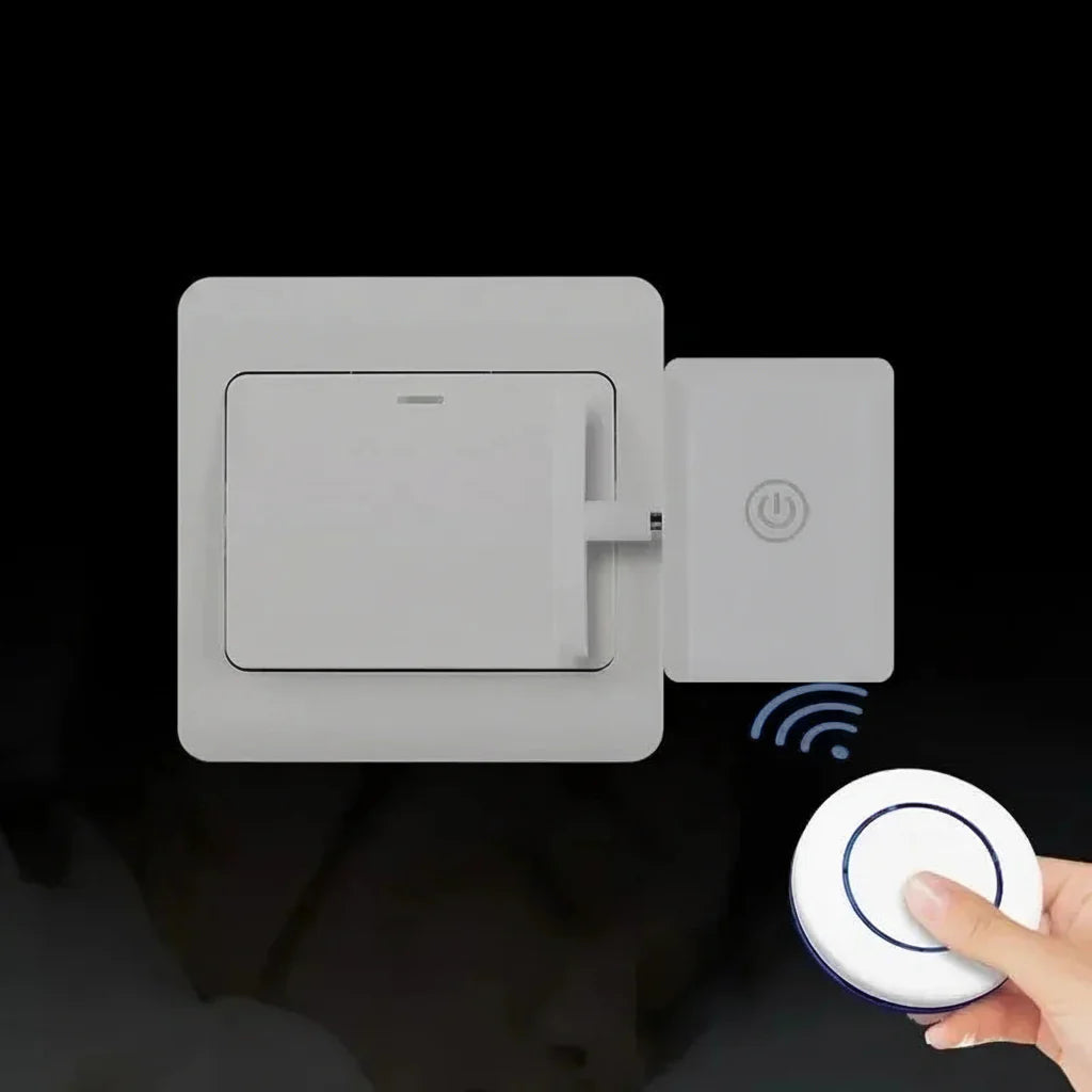 Lazy Wireless Switch Pusher Robot with RF Remote - Gadget by Extoril