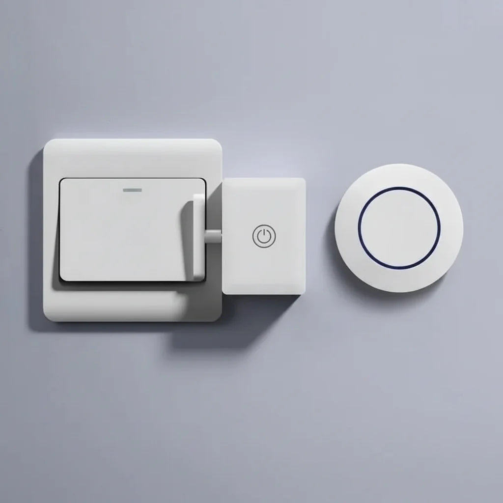 Lazy Wireless Switch Pusher Robot with RF Remote - Gadget by Extoril