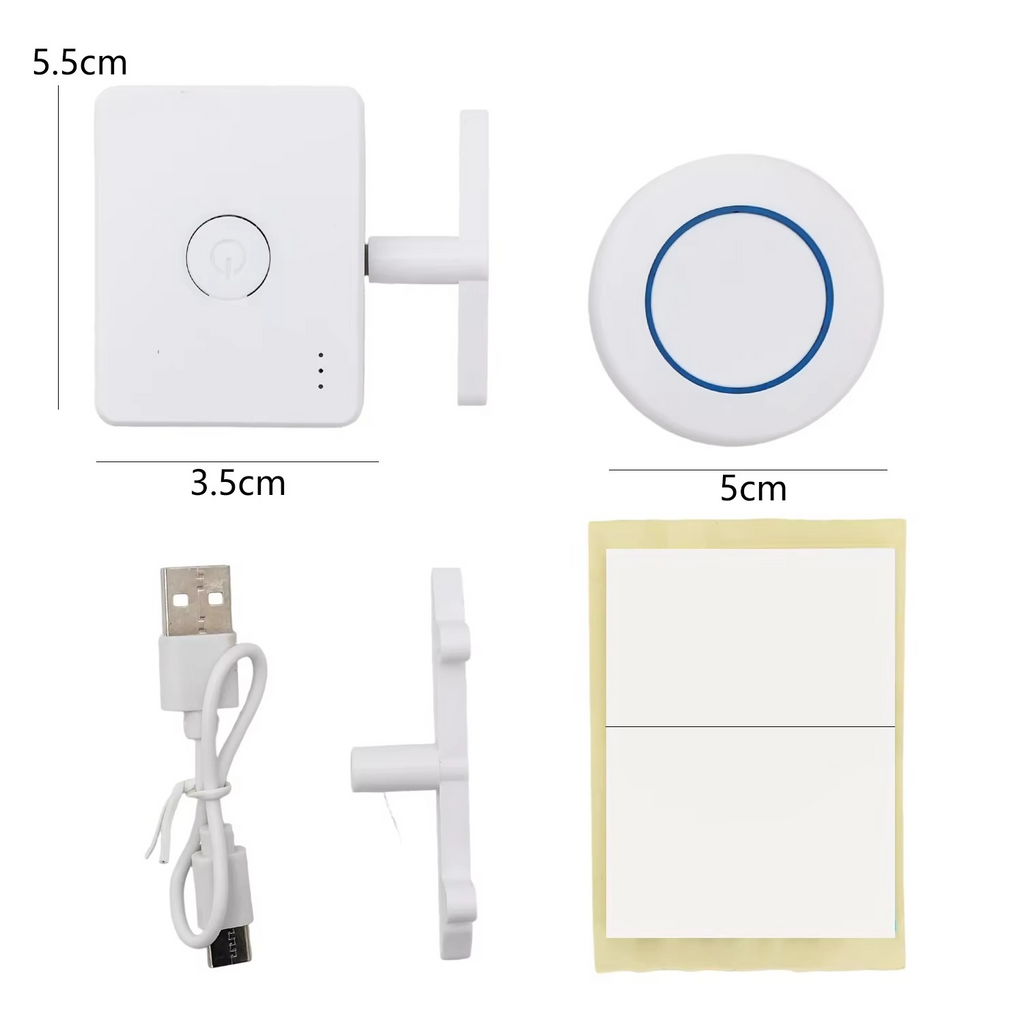 Lazy Wireless Switch Pusher Robot with RF Remote - Gadget by Extoril