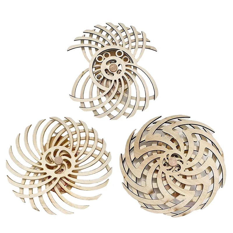 Wooden Kinetic Wall Art Sculpture - home decor by Extoril