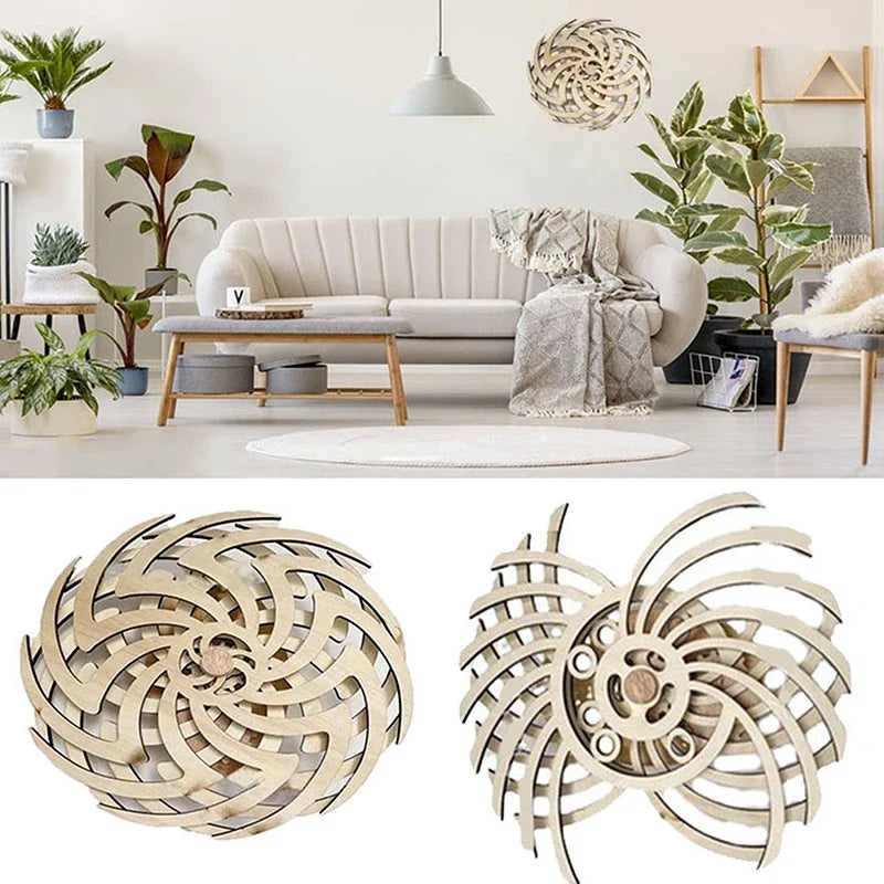 Wooden Kinetic Wall Art Sculpture - home decor by Extoril
