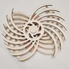 Wooden Kinetic Wall Art Sculpture - home decor by Extoril