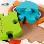 Chunky 3D Wooden Puzzle for Toddlers - 3D Wooden Puzzle by Extoril