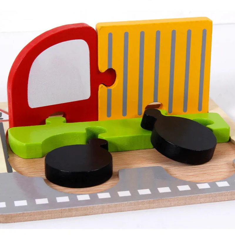 Chunky 3D Wooden Puzzle for Toddlers - 3D Wooden Puzzle by Extoril