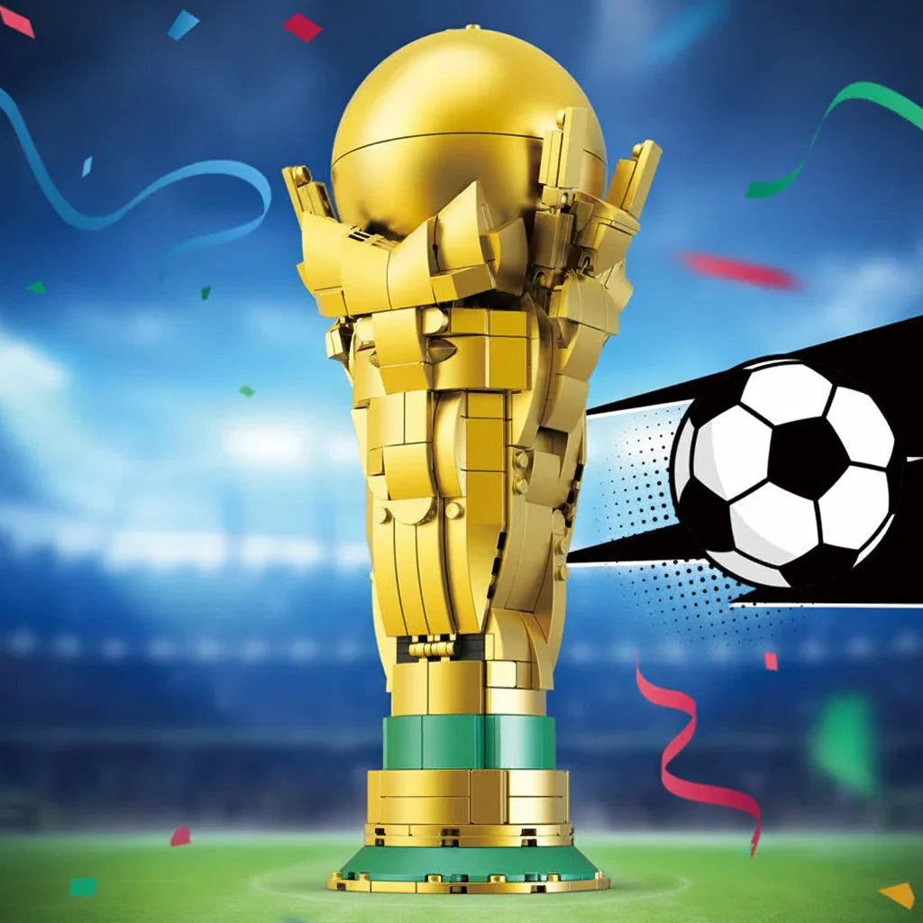 Soccer Trophy Building Block Set - home decor by Extoril