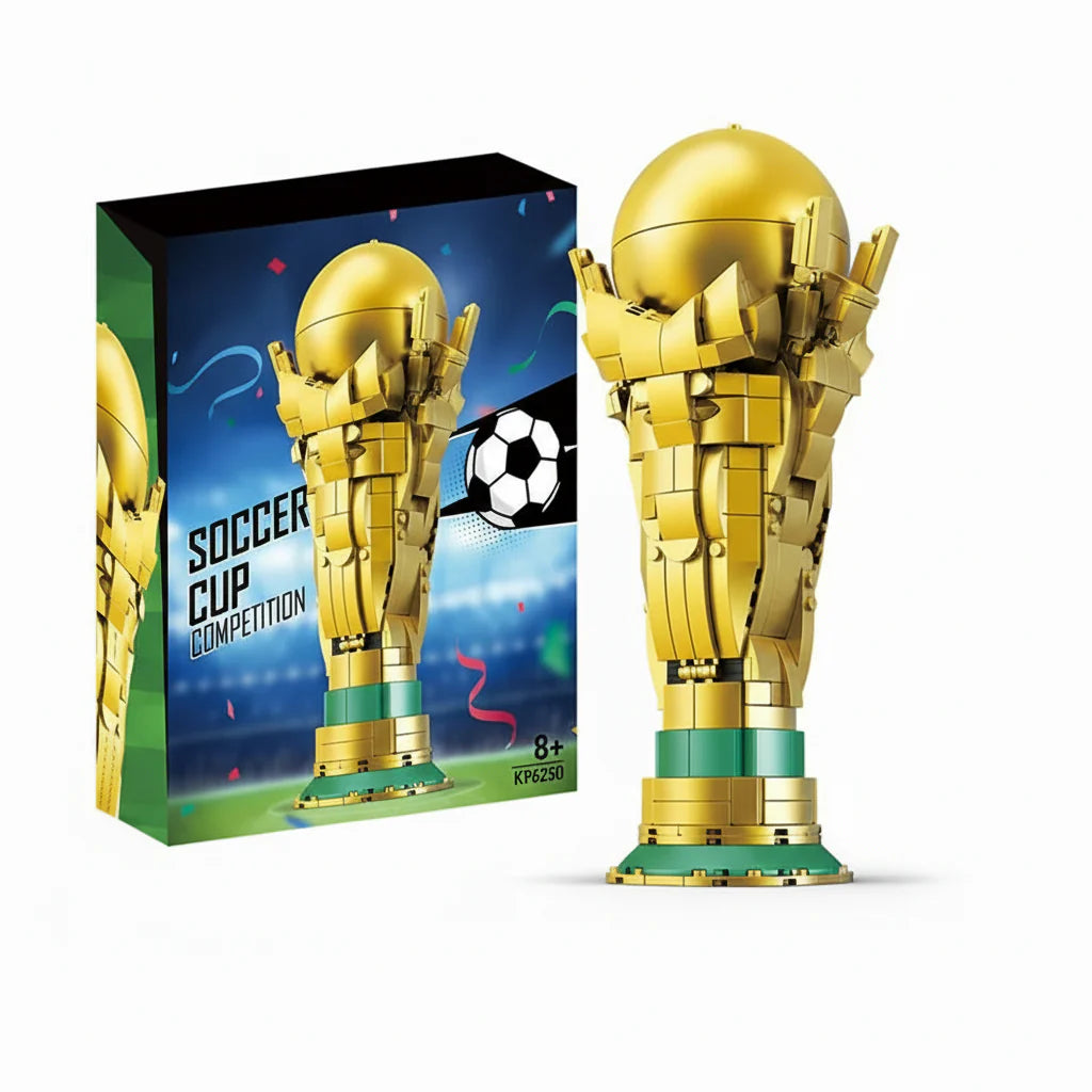 Soccer Trophy Building Block Set - home decor by Extoril
