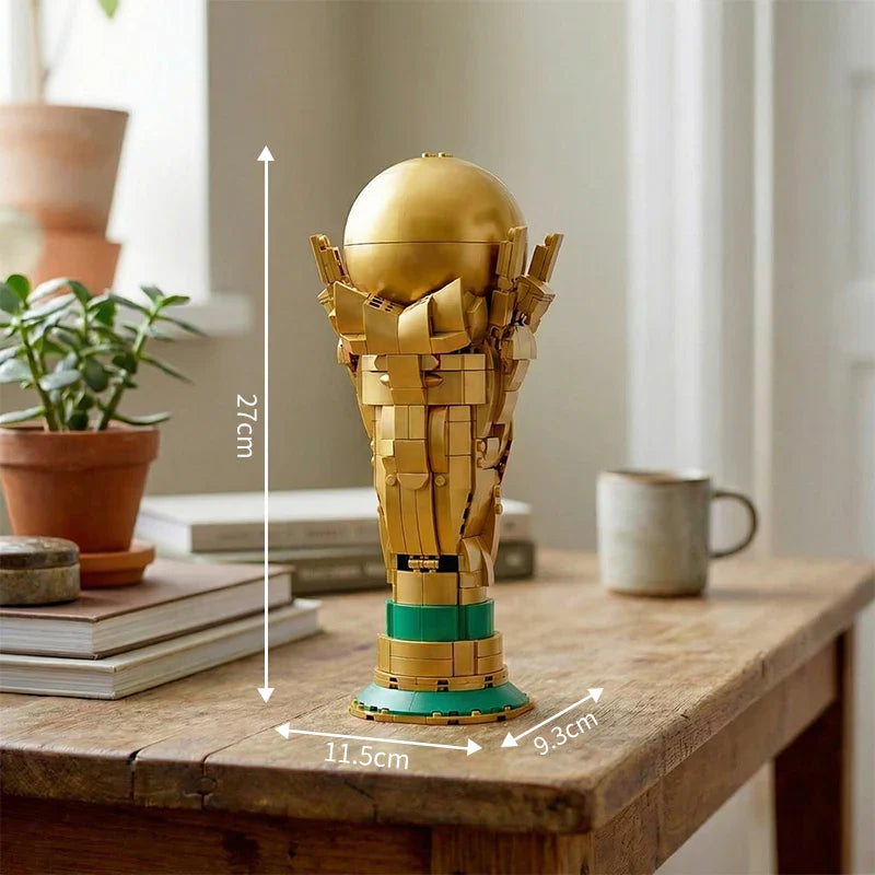 Soccer Trophy Building Block Set - home decor by Extoril