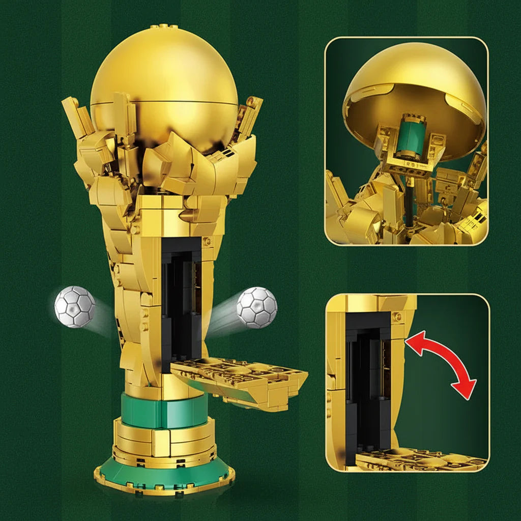 Soccer Trophy Building Block Set - home decor by Extoril