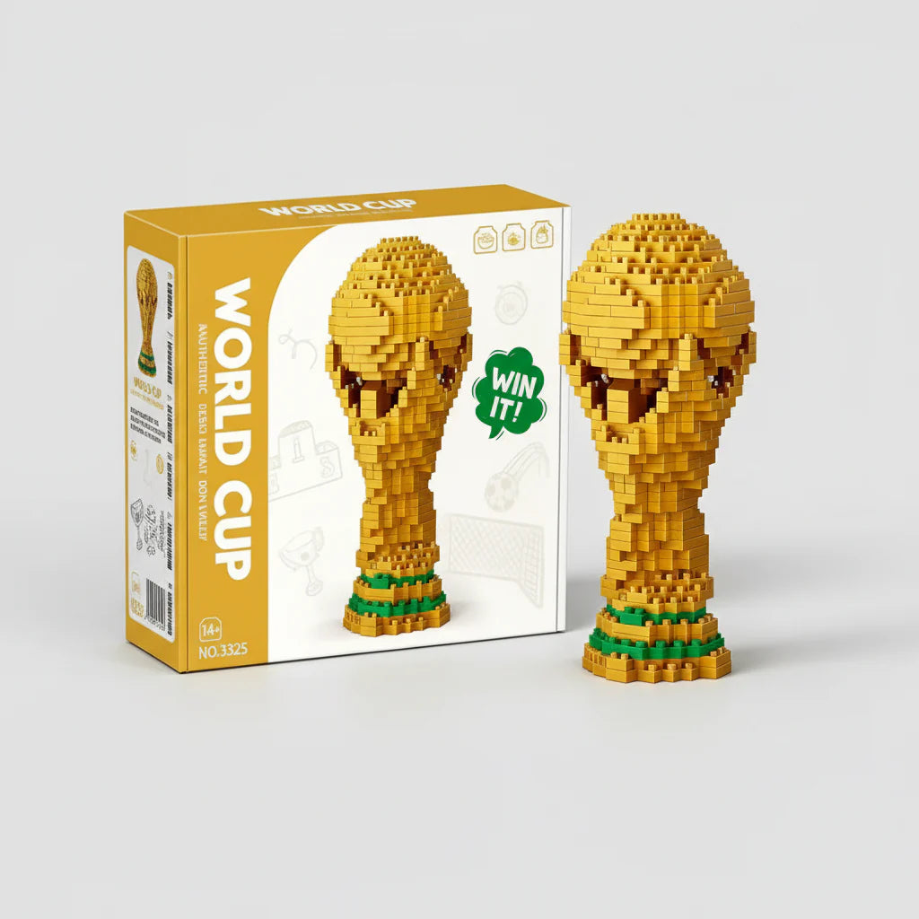 Soccer Trophy Building Block Set - home decor by Extoril