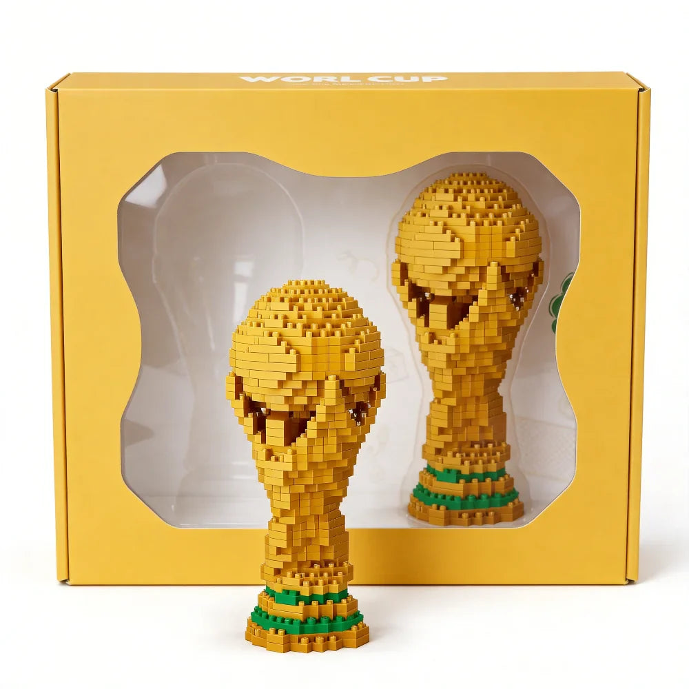 Soccer Trophy Building Block Set - home decor by Extoril
