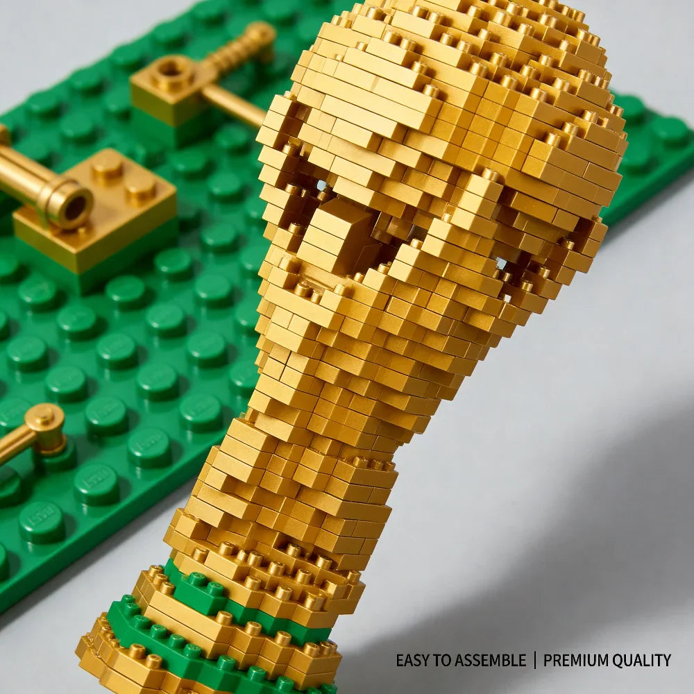Soccer Trophy Building Block Set - home decor by Extoril