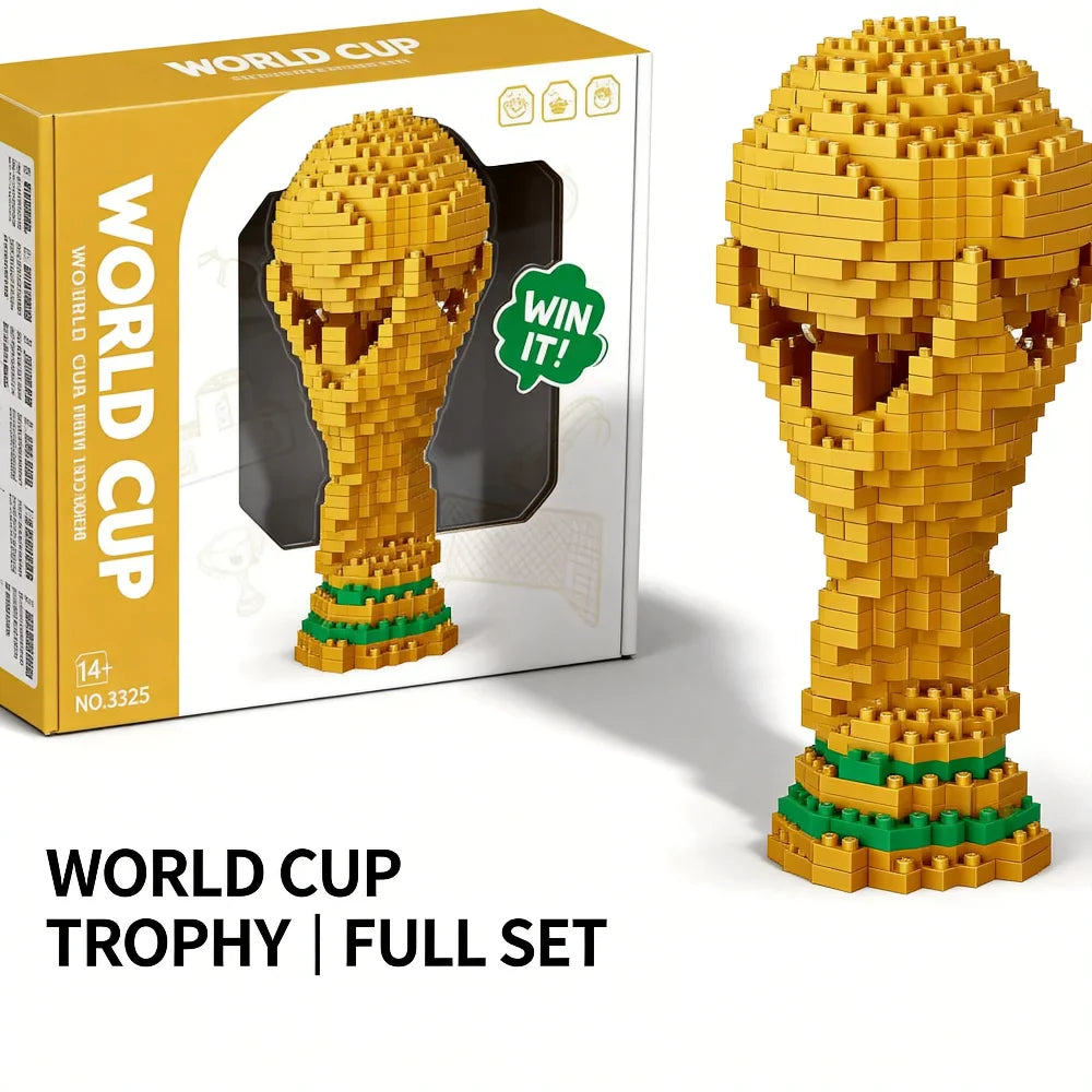 Soccer Trophy Building Block Set - home decor by Extoril