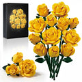 Yellow Rose Building Blocks Bouquet Set - DIY Flower by Extoril