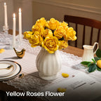 Yellow Rose Building Blocks Bouquet Set - DIY Flower by Extoril