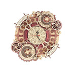Zodiac Wall Clock 3D Wooden Puzzle Kit - 3D Wooden Puzzle by Extoril