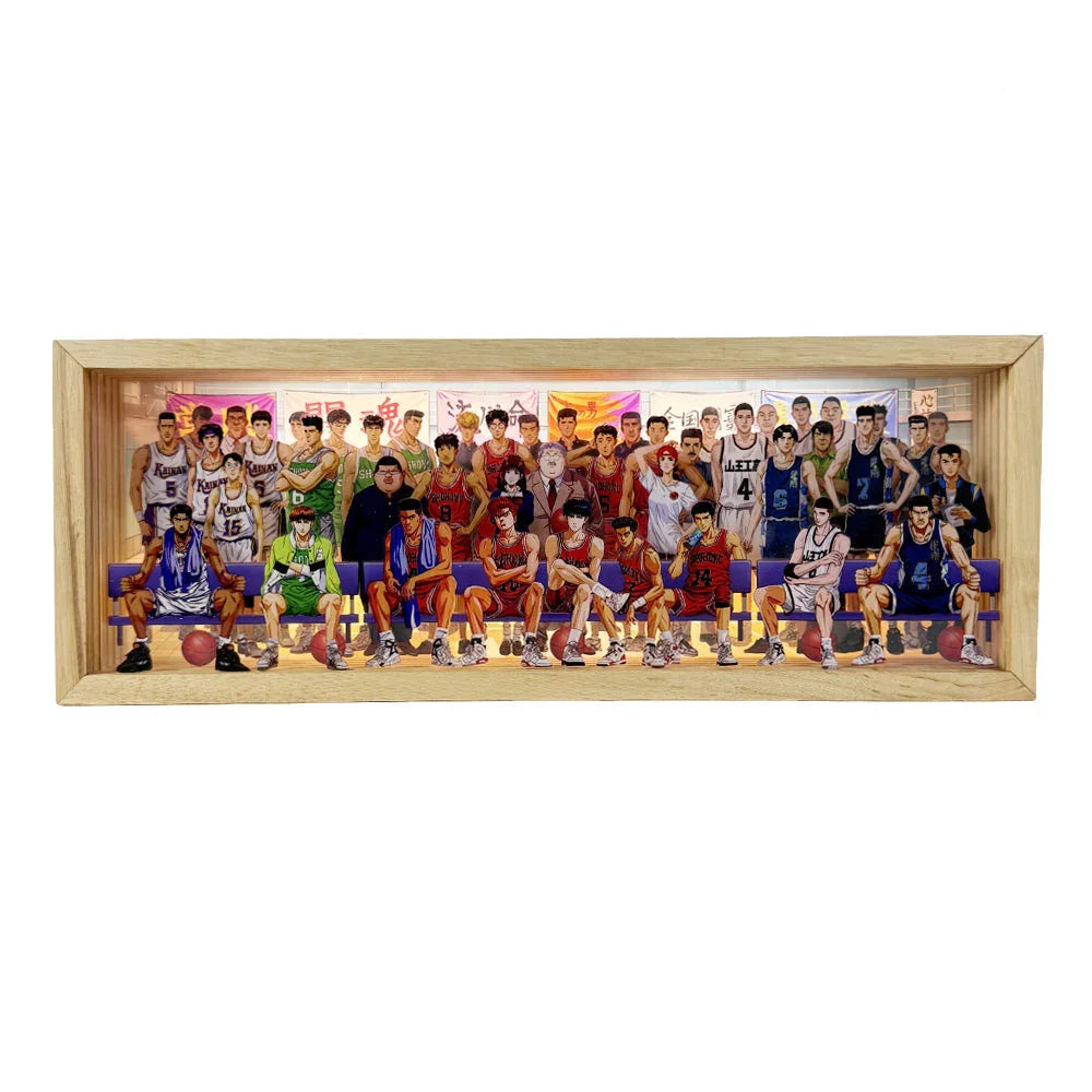 Anime Legends Acrylic Family Photo (LED Light) - home decor by Extoril