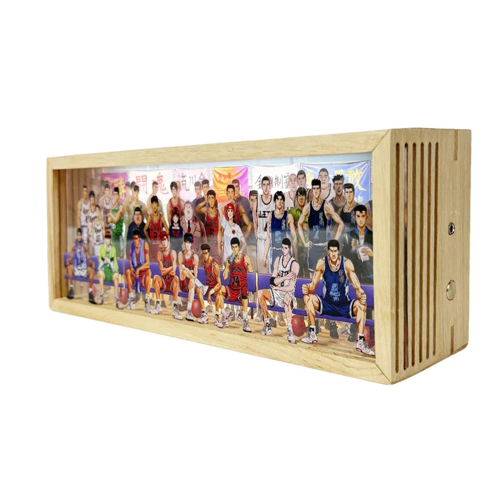 Anime Legends Acrylic Family Photo (LED Light) - home decor by Extoril