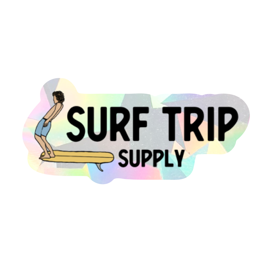 PrismVeil Coastline — Surf Trip Rainbow Sticker Bundle