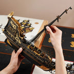 Royal Galleon Warship - 3D Wooden Puzzle - 3D Wooden Puzzle by Extoril
