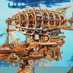 Sailing In Fog - 3D Mechanical Airship Puzzle - 3D Wooden Puzzle by Extoril