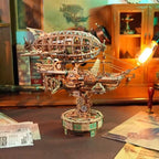 Sailing In Fog - 3D Mechanical Airship Puzzle - 3D Wooden Puzzle by Extoril