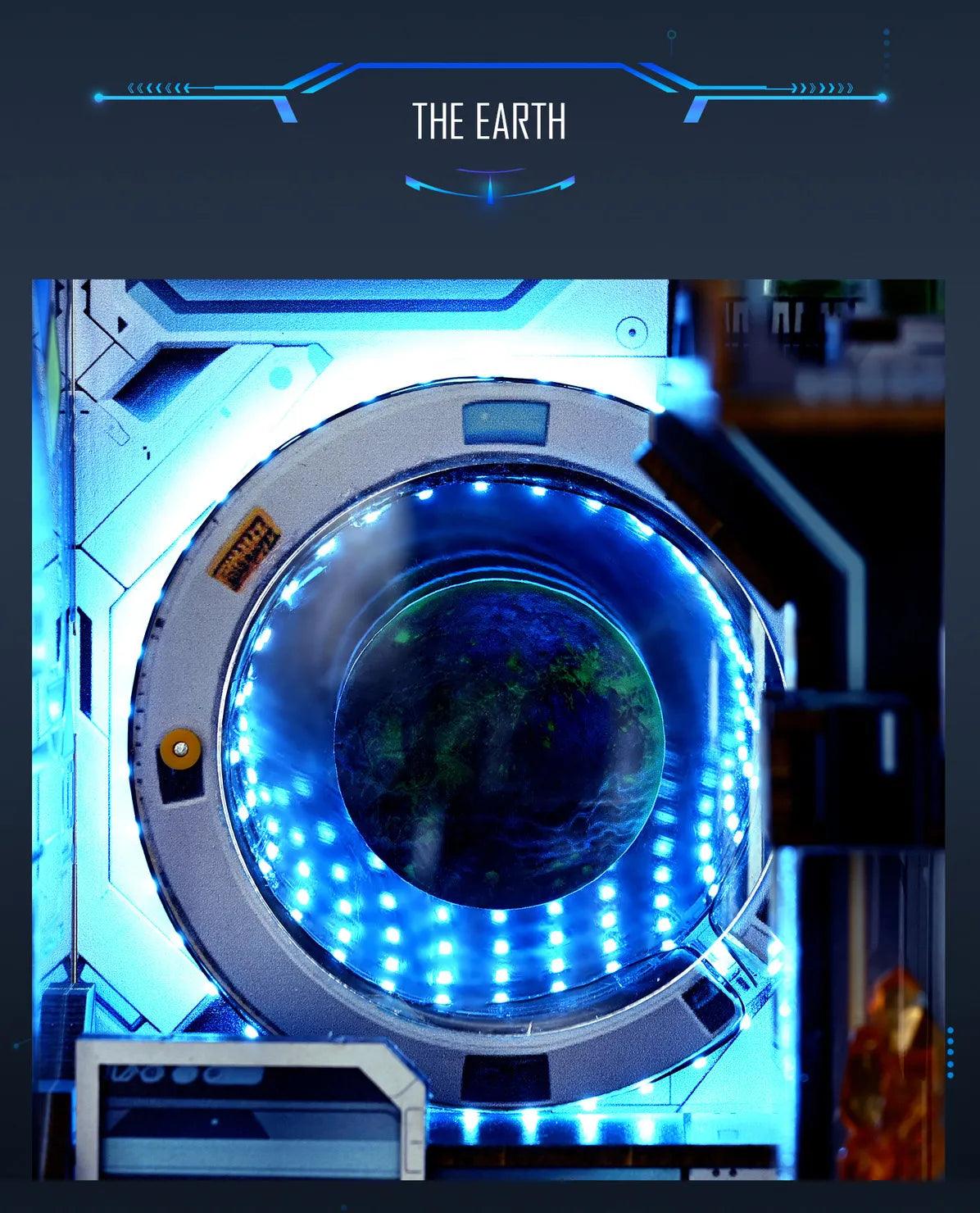 Diy Book Nook Shelf - Alien Hub Sci-Fi - DIY Booknooks by Extoril