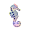 PrismVeil Hippocampa — Seahorse Rainbow Window Film