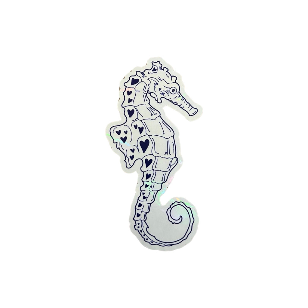 PrismVeil Hippocampa — Seahorse Rainbow Window Film
