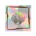 PrismVeil Shellmosa — Seashell Mosaic Rainbow Window Film