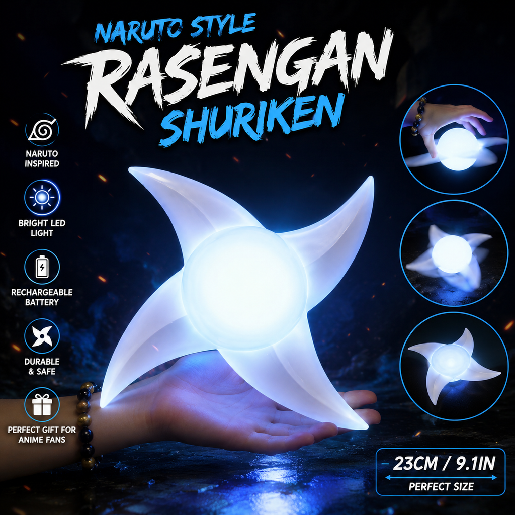 Zugawa Blades Rasenshuriken Anime Inspired LED Display Collectible