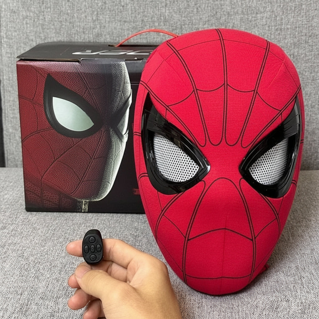 Spiderman Mask Moving Eyes - Action Figure by Extoril