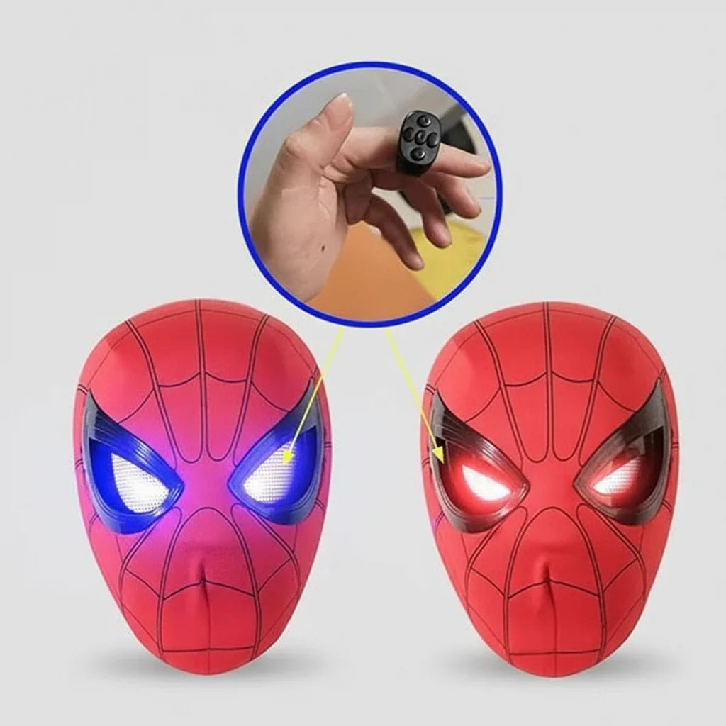 Spiderman Mask Moving Eyes - Action Figure by Extoril