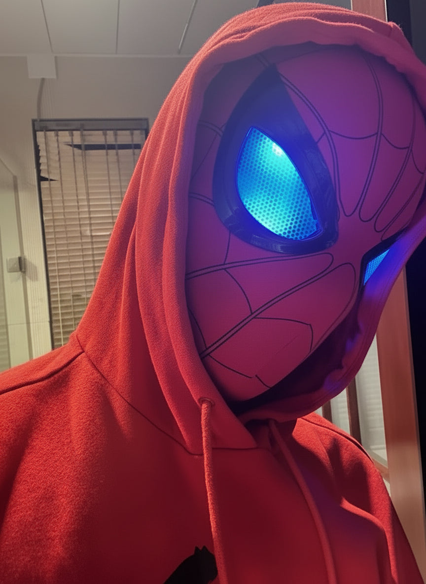 Spiderman Mask Moving Eyes - Action Figure by Extoril
