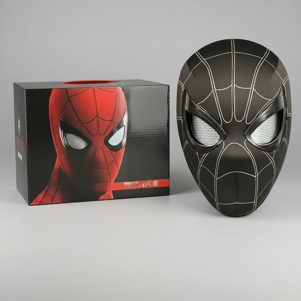 Spiderman Mask Moving Eyes - Action Figure by Extoril