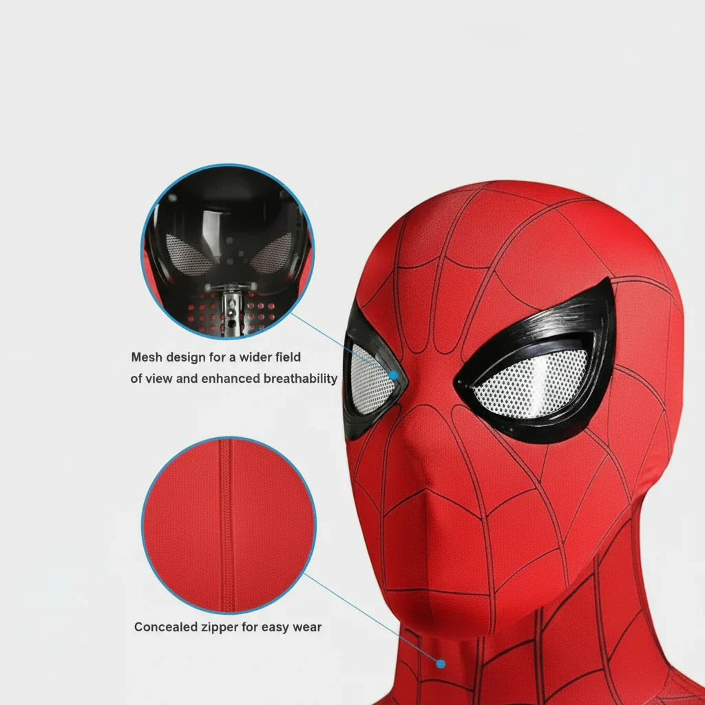 Spiderman Mask Moving Eyes - Action Figure by Extoril