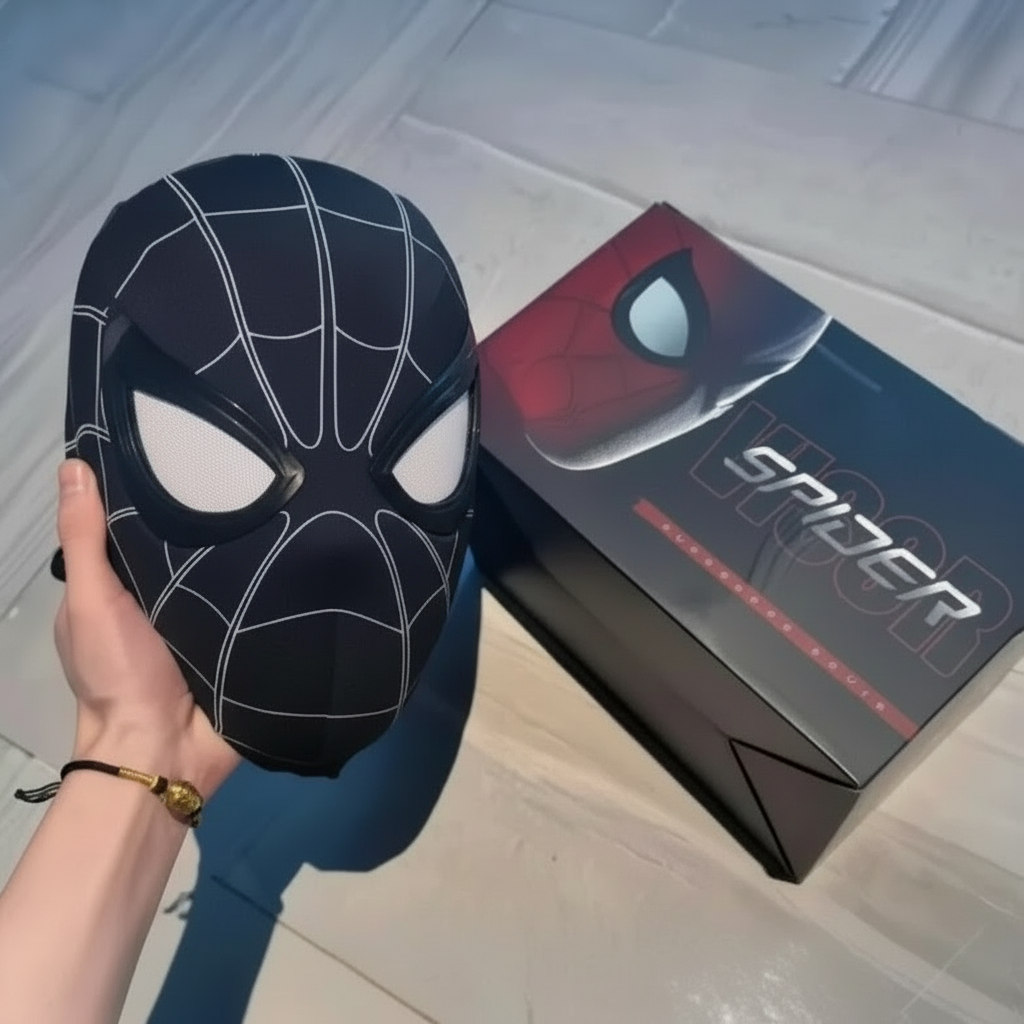 Spiderman Mask Moving Eyes - Action Figure by Extoril