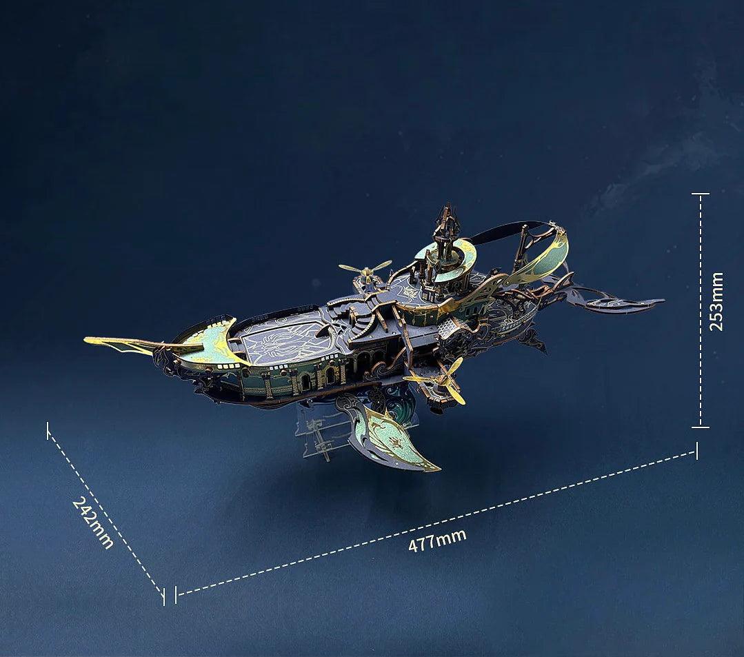 Stellar Abyss Voyager 3D Wooden Puzzle - 3D Wooden Puzzle by Extoril